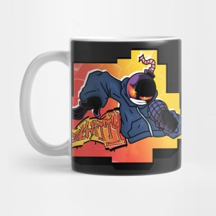 FNF whitty block graffiti art Mug